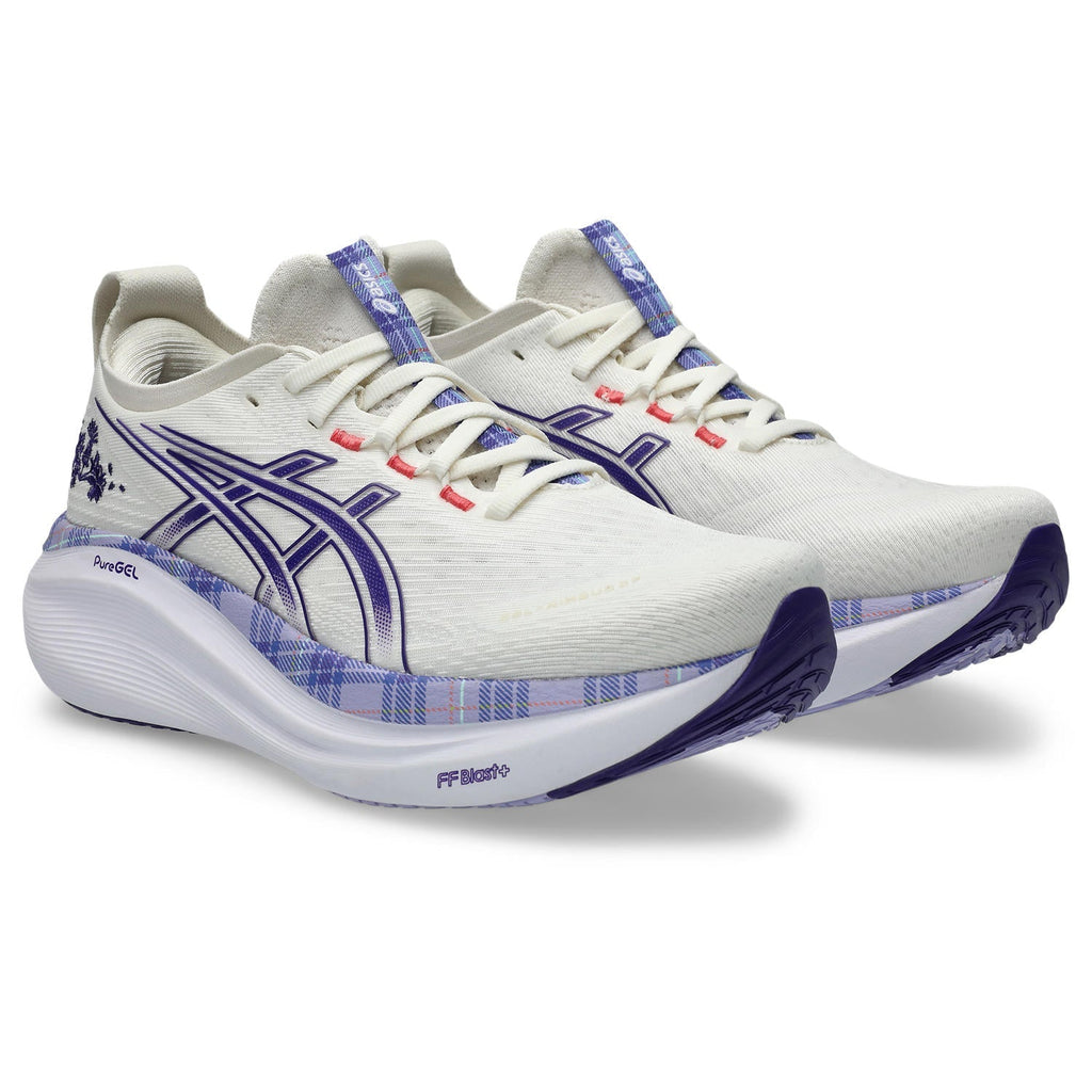 Asics Gel-Nimbus 27 Women's - Cream/Gentry Purple